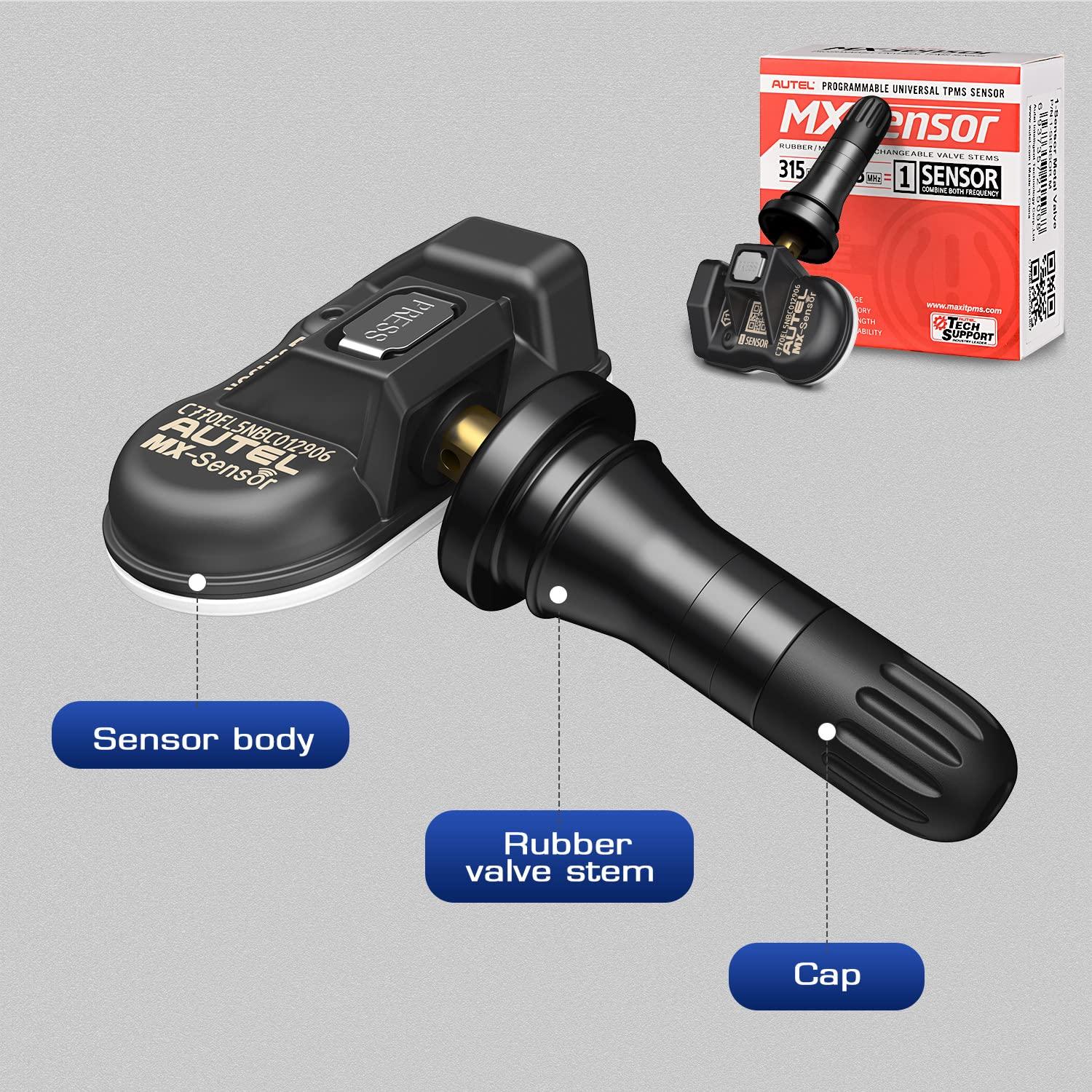 AUTEL UNIVERSAL 2 IN 1 TPMS SENSOR 315/433MHZ WITH RUBBER VALVE - Image 5