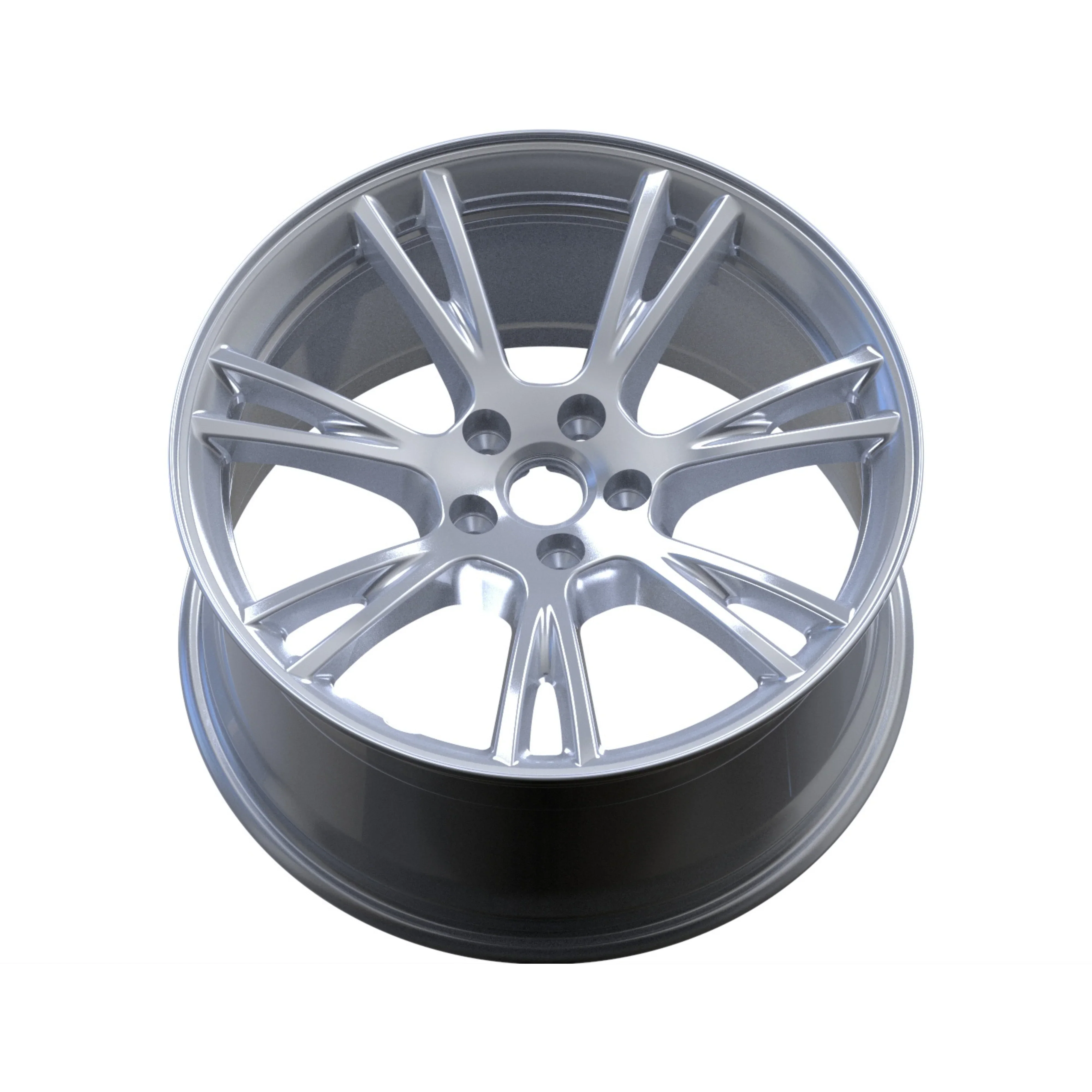 AXON Gemini - 19X9.5 | 5X114.3 | 64.1 | +45 Silver - Image 3