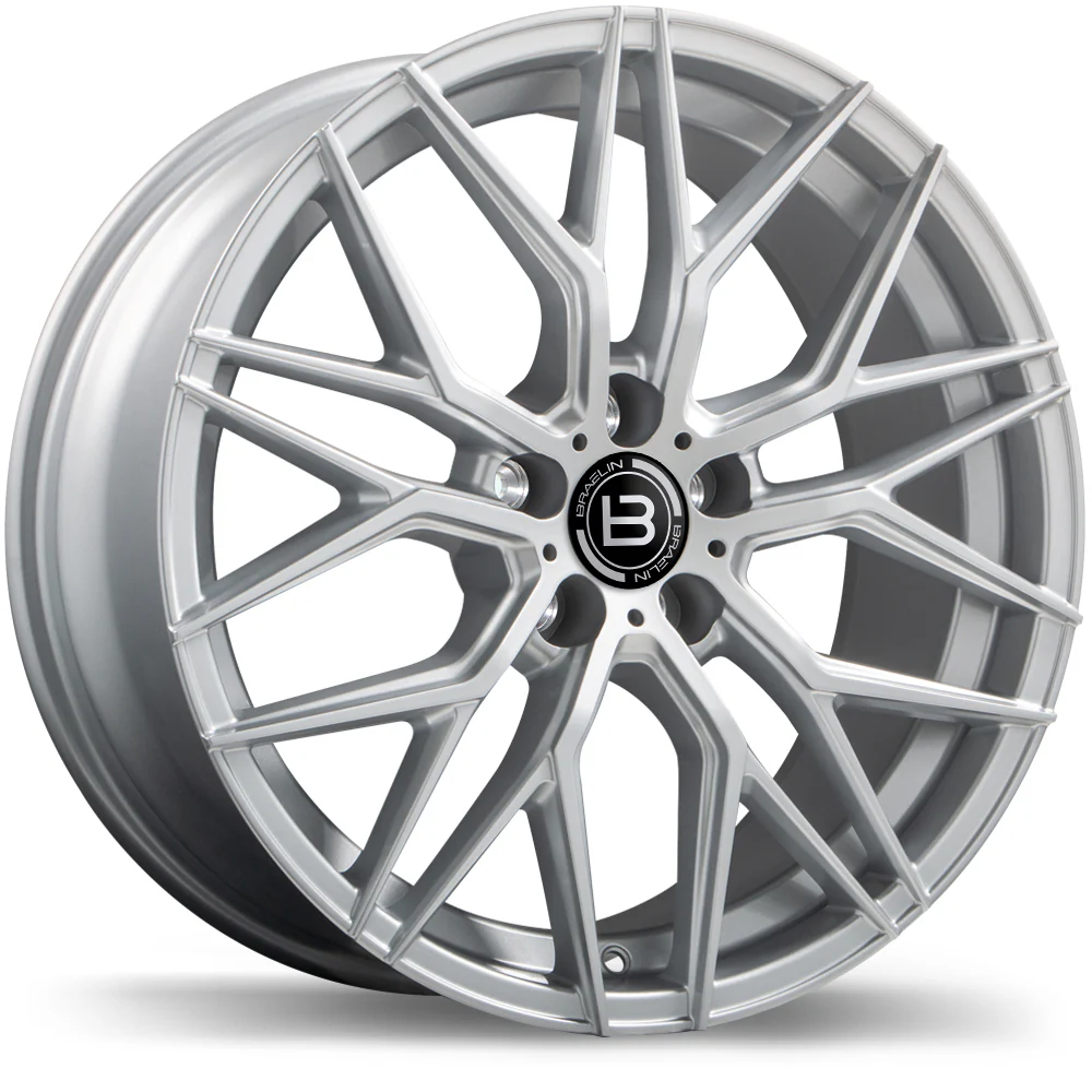 Braelin BR10 - 20X9.0 | 5X114.3 | 59.6 | +38 Gloss Silver