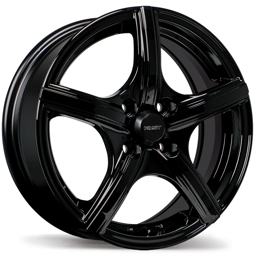 Fast Wheels Jet - 14X5.5 | 4X100 | 56.1 | +40 Gloss Black