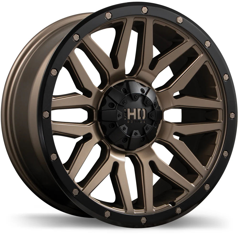 Fast HD Menace - 17X8.0 | 6X114.3 / 120 | 78.1 | +0 Satin Bronze with Black Trim