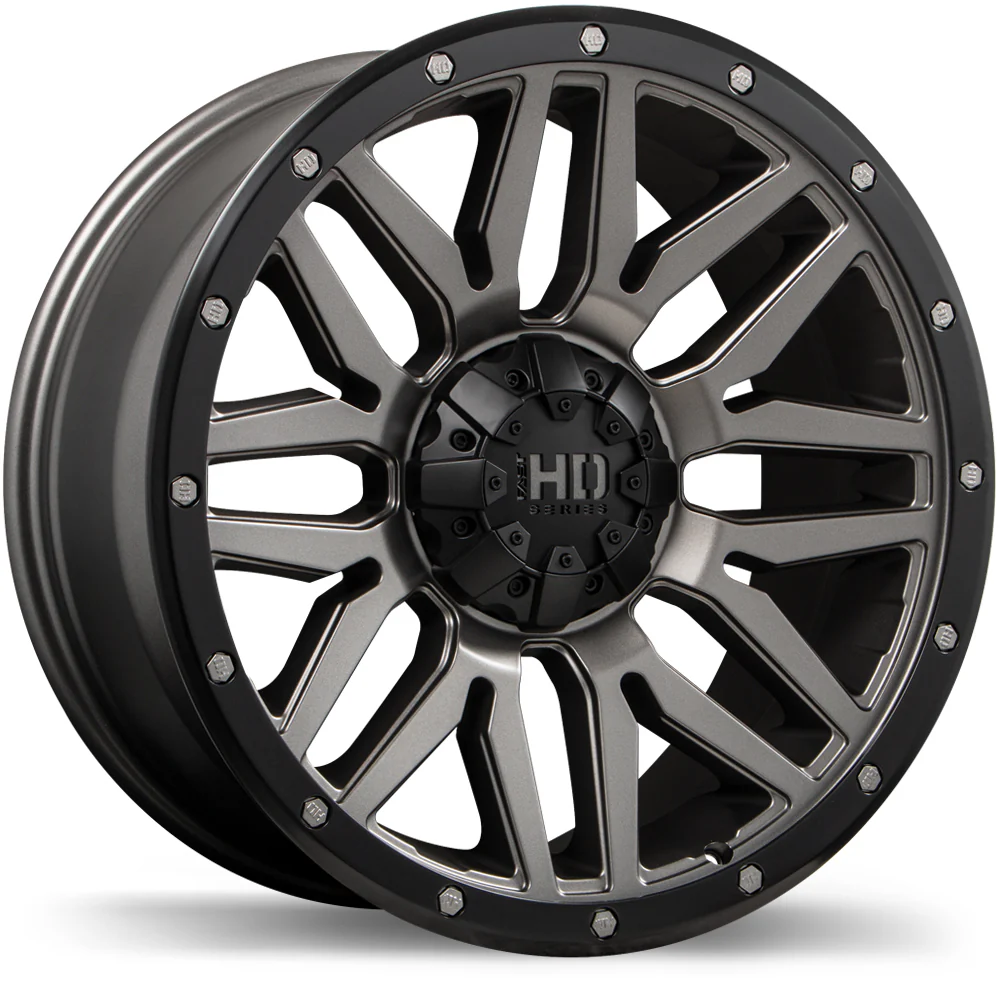 Fast HD Menace - 20X9.0 | 6X139.7 | 106.1 | +0 Satin Gunmetal with Black Trim