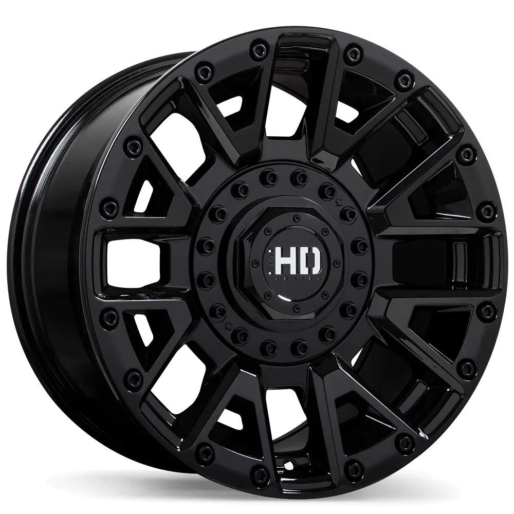 Fast HD Knuckles - 20X10.0 | 6X135 / 139.7 | 93.1 | +0 Gloss Black