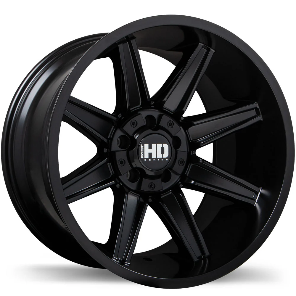 Fast HD HAVOK - 20X12.0 | 5X127 / 139.7 | 87.1 | -44 Satin Black
