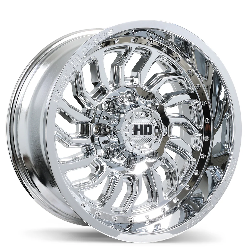 Fast HD D-STRUCT - 20X10.0 | 8X165.1 | 125.1 | -15 Chrome