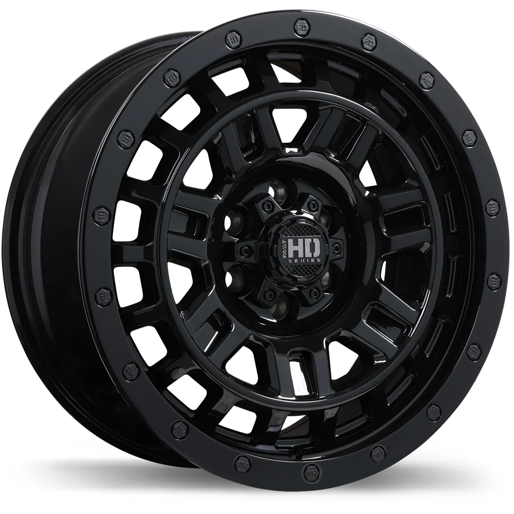 Fast HD K-O - 16X8.0 | 6X114.3 | 66.1 | +30 Gloss Black