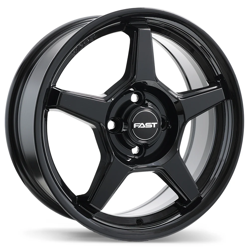 Fast Wheels Flair - 16X6.5 | 4X100 | 60.1 | +40 Gloss Black