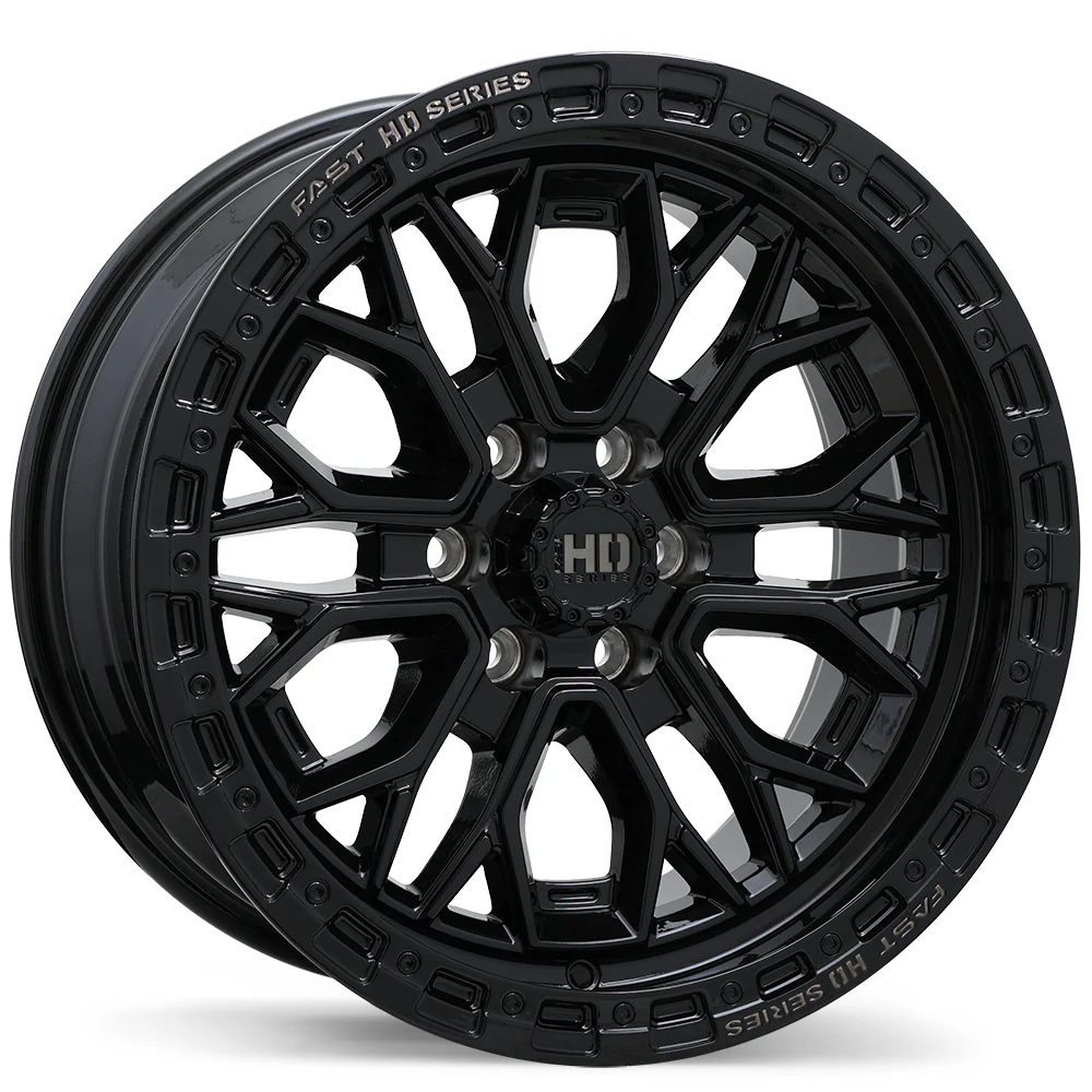 Fast HD Muramasa - 17X9.0 | 6X114.3 | 66.1 | +0 Gloss Black with Grey Milling