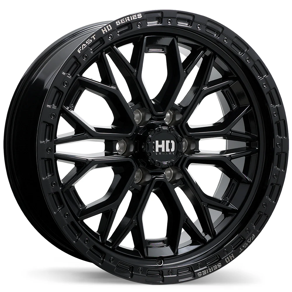 Fast HD Muramasa - 20X9.0 | 6X139.7 | 84.2 | +0 Gloss Black with Grey Milling