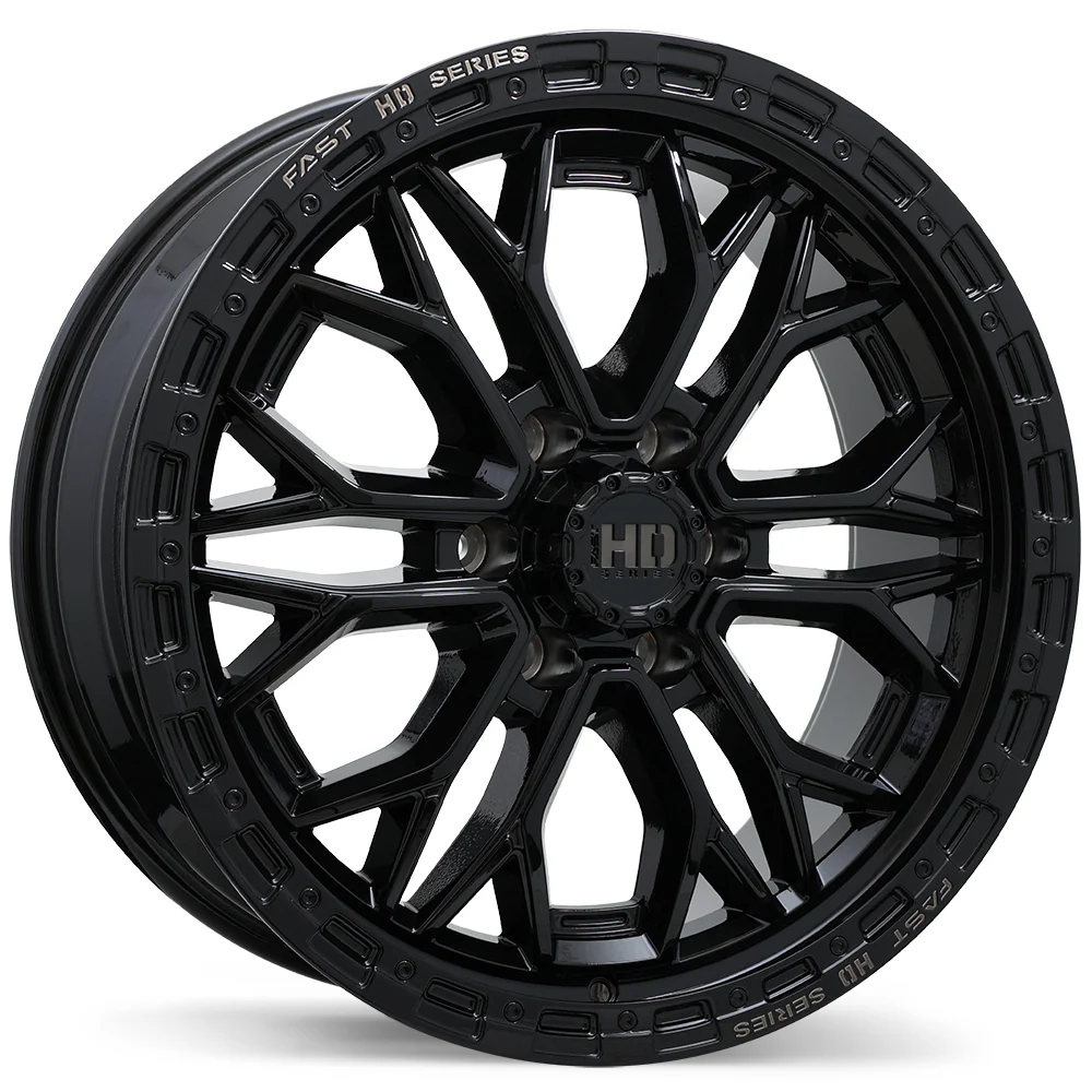 Fast HD Muramasa - 20X9.0 | 6X139.7 | 84.2 | +30 Gloss Black with Grey Milling