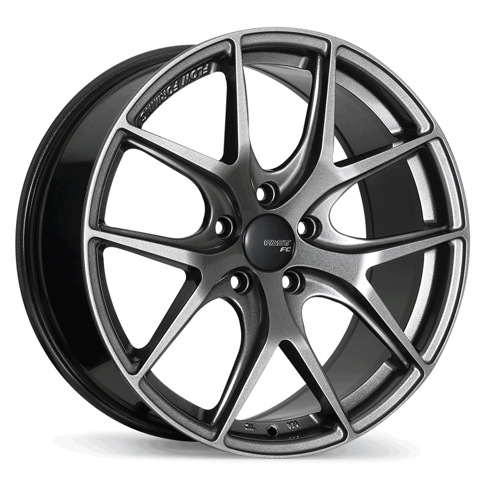 Fast Wheels FC04 - 20X8.5 | 5X114.3 | 72.6 | +35 Titanium