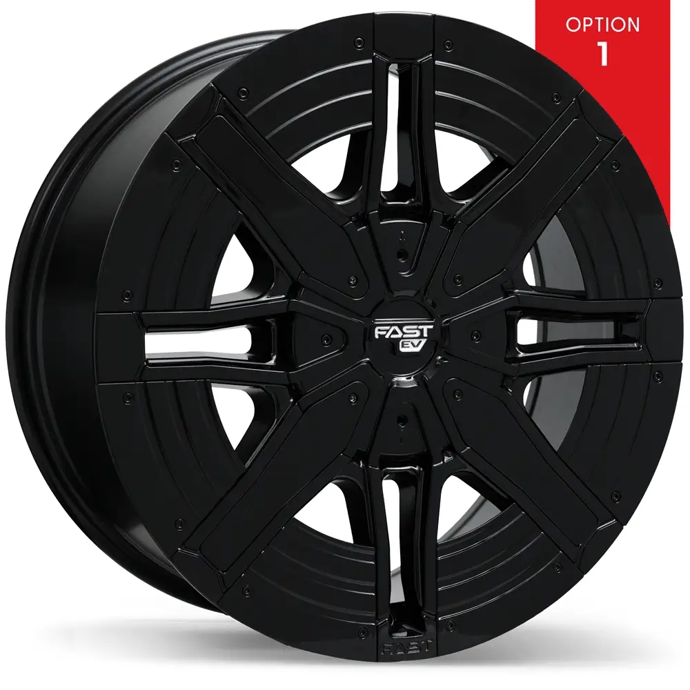 Fast Wheels EV08 - 20X9.0 | 6X139.7 | 84.2 | +58 Gloss Black